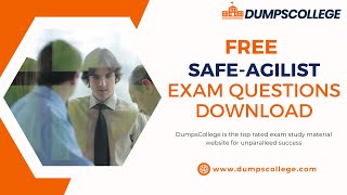 SAFeAgilist 60 Exam Questions and Answers PDF  Leading Safe 60 Exam Dumps [upl. by Fadden]