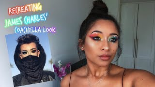 Recreating James Charles Coachella Look  Leah Ellis [upl. by Eoj]