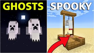 10 Spooky HALLOWEEN Designs and Build Hacks in Minecraft [upl. by Allerbag]