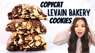 How to Make Copycat Levain Bakery Cookies The BEST Chocolate Peanut Butter Chip Cookies Ever [upl. by Divad]