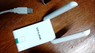 Adaptador USB Wireless Wifi de Alto Ganho 300Mbps TLWN822N [upl. by Iror622]