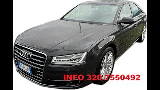 AUDI A8 30 TDI 262CV KM 80000 CERTIFICATI UNIPRO UFFICIALE ITALIANA [upl. by Clark]