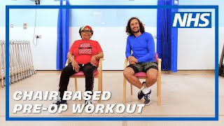 10 Minute ChairBased Workout for PreOp Patients  Joe Wicks Workouts [upl. by Nnaeed]