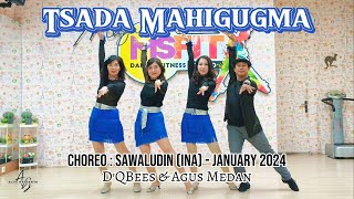 Tsada Mahigugma  Choreo  Sawaludin INA  January 2024  demo by DQBees Medan [upl. by Naamana]