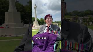 During the DDay commemorations we spoke with 99yearold British veteran Philip Aucott [upl. by Medwin]