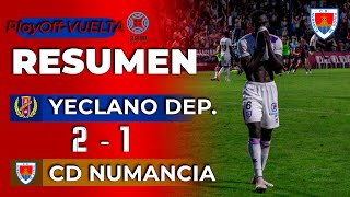 Resumen Yeclano Deportivo  21  CD Numancia [upl. by Bluhm633]