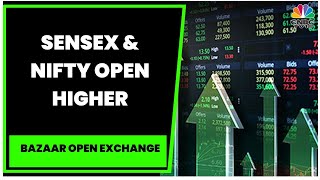 Indices Open Higher Nifty Around 17770Mark Sensex Up 125 Points  Bazaar Open Exchange [upl. by Laleb999]