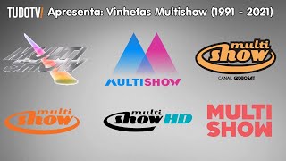 AT1  Cronologia 52 Vinhetas Multishow 1991  2021 [upl. by Lrem]