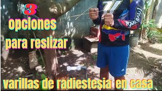 3 opciones para Realizar Varillas de Radiestesia en casaPara buscar agua [upl. by Nosraep]