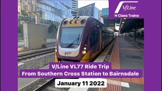 VLine VL77 Ride Trip From Southern Cross Station to Bairnsdale Full Trip [upl. by Viglione]