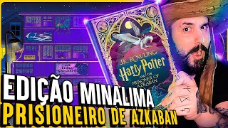 O LIVRO MAIS LINDO DE HARRY POTTER JÁ FEITO  Prisioneiro de Azkaban Minalima [upl. by Sarine]