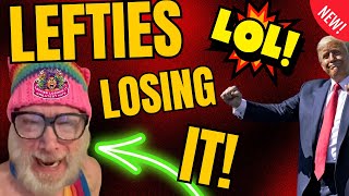 Lefties Losing It Liberals GOING CRAZY Reacting to Trumps Victory [upl. by Yonina]