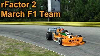 rFactor 2  March F1 197677 [upl. by Sven525]