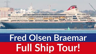 Braemar Full Cruise Ship Tour  Fred Olsen Cruise Line Braemar Full HD Tour [upl. by Rehportsirhc]