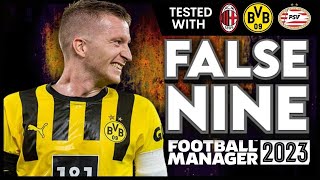 THE 433 FALSE NINE with Tactic Download  Football Manager 2023  FM23 [upl. by Aivekal]