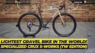 Building the LIGHTEST GRAVEL BIKE in the WORLD on CRUX SWorks This weight is INSANE [upl. by Ansley504]