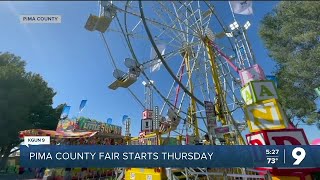 Pima County Fair Opens Thursday [upl. by Ekeiram519]