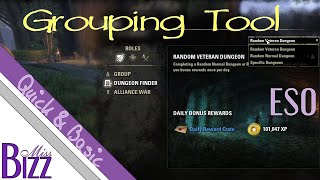 How To Use ESOs Grouping Tool  ESO Group Finder  Elder Scrolls Online Dungeon Finder [upl. by Sualokin247]