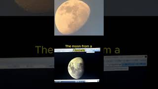 From eyepiece Vs camera Sv550 80MM telescope to see the moon svbony telescope astronomy moon [upl. by Aniz]