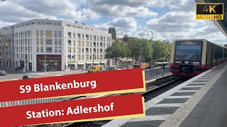 4K SBahn Berlin  Adlershof die S9 nach Blankenburg [upl. by Bitthia206]