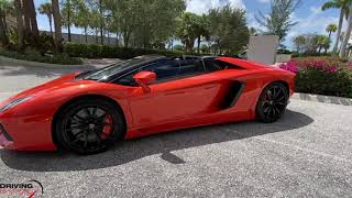 2014 LAMBORGHINI AVENTADOR LP7004 ROADSTER WALKAROUND AND DRIVE POV BY DRIVING EMOTIONS [upl. by Leesa]