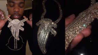 Lil Baby Drops 600K On A New Diamond Chain From Jewelry Unlimited amp Says The Rings Cost 2M🧐 [upl. by Aglo]