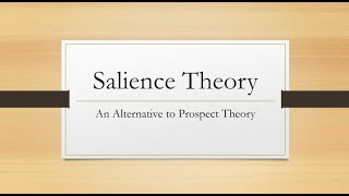 Salience Theory [upl. by Stanislaus914]