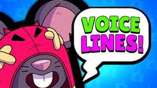 ALL MOE VOICE LINES  Brawl Stars [upl. by Mulac]