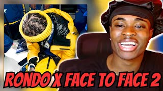 Rondo X Face to Face 2  ITALIAN RAP REACTION [upl. by Lothair]