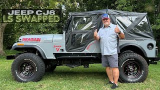 Very Rare Jeep CJ6 LS Swapped [upl. by Noivaz475]