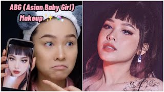 Asian Baby Girl Makeup Look  Glow Look Tiktok Makeup Trend  Quach Anh [upl. by Archibald]