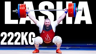 Bar to 222kg Snatch  Lasha Talakhadze [upl. by Kashden]