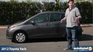 2012 Toyota Yaris Test Drive amp Car Review [upl. by Emolas]