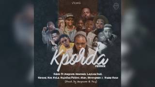 Edem  Kporda rmx ft Magnom JOEL Fareed KojoCue Obibini Akan Strongman amp more Audio [upl. by Annavaig]