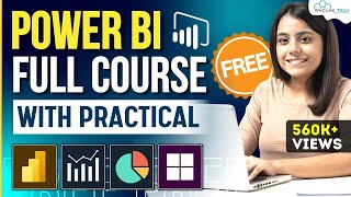 Power BI Full Course for FREE with Practical Projects 3 Hours  Power BI Tutorial 2024 🔥🤩 [upl. by Shank]