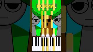 Mr Tree Theme Incredibox Sprunki  Normal Vs Horror on piano [upl. by Yelsnik]