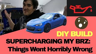 Supercharged BRZ Build SO MUCH WENT WRONG [upl. by Adelia156]