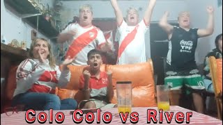 Colo Colo vs River  Reaccion en Familia  Copa Libertadores Cuartos de final ida 2024 [upl. by Ettereve233]