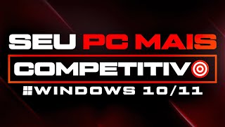 COMO OTIMIZAR O PC PARA JOGOS COMPETITIVOS  OTIMIZAÇÃO WINDOWS 10 E 11 E MAIS FPS E MENOS DELAY [upl. by Atilem]