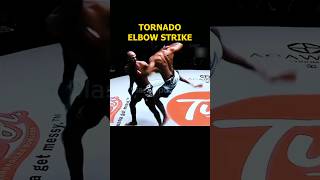 shorts Tornado Elbow Strike Tutorial fighttechniques [upl. by Nemrak]