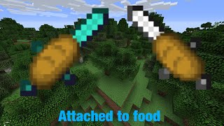 Edible Swords mod for Minecraft [upl. by Yecram423]