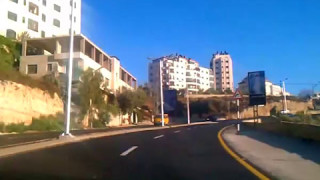 Ramallah Palestine Driving Through The City Part 1 [upl. by Asirehc906]