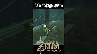 Kao Makagh Shrine Zelda Breath of the Wild [upl. by Clarabelle627]