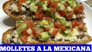 MOLLETES MEXICANOSCOMO HACERA MI MANERAECONOMICOS [upl. by Roth730]