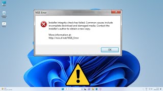 Cómo solucionar Error NSIS Installer integrity check has failed Error en Windows 11  10  8  7 ✅ [upl. by Katlin]
