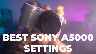 Best Sony a5000 Settings For Video [upl. by Aubrie]