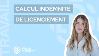 Calcul indemnité licenciement 💸 [upl. by Theadora]