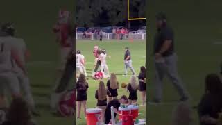 BBB with a tackle vs Waurika footballshorts football tackle shorts [upl. by Rexana]