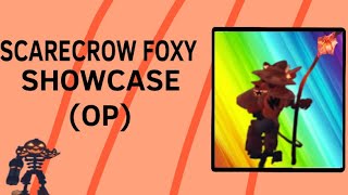 SCARECROW FOXY FNTD SHOWCASE fntd fnaf towerdefense [upl. by Eseekram]