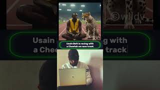 Usain Bolt defeats Cheetah 😲 [upl. by Nagle]